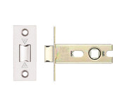ZOO HARDWARE FIRE RATED CONTRACT SPRUNG TUBULAR LATCHES (BOLT THROUGH) - POLISHED STAINLESS STEEL