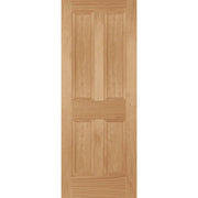 Wooden door with a simple design on a white background