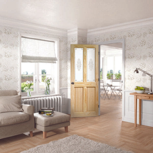 INTERNAL PINE VICTORIAN WITH CAMPION GLASS DOOR