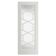 QUARTZ GLAZED ART NOUVEAU WHITE PRIMED INTERNAL DOOR