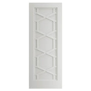 QUARTZ GEOMETRIC ART NOUVEAU WHITE PRIMED INTERNAL DOOR