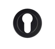 ZOO HARDWARE ROSSO MANIGLIE EURO PROFILE ESCUTCHEON OSCURO MATT BLACK - RM001OMB (SOLD IN SINGLES)