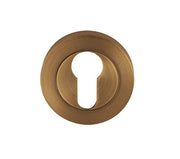 ZOO HARDWARE ROSSO MANIGLIE EURO PROFILE ESCUTCHEON ANTIQUE BRASS - RM001AB (SOLD IN SINGLES)