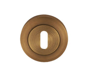 ZOO HARDWARE ROSSO MANIGLIE STANDARD PROFILE ESCUTCHEON ANTIQUE BRASS - RM002AB (SOLD IN SINGLES)