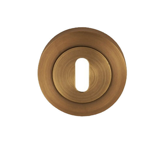 ZOO HARDWARE ROSSO MANIGLIE STANDARD PROFILE ESCUTCHEON ANTIQUE BRASS - RM002AB (SOLD IN SINGLES)