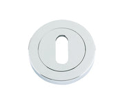 ZOO HARDWARE ROSSO MANIGLIE STANDARD PROFILE ESCUTCHEON POLISHED CHROME - RM002CP (SOLD IN SINGLES)