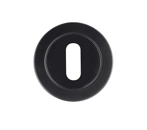 ZOO HARDWARE ROSSO MANIGLIE STANDARD PROFILE ESCUTCHEON OSCURO MATT BLACK - RM002OMB (SOLD IN SINGLES)