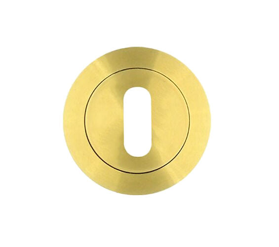 ZOO HARDWARE ROSSO MANIGLIE STANDARD PROFILE ESCUTCHEON SATIN BRASS - RM002SB (SOLD IN SINGLES)