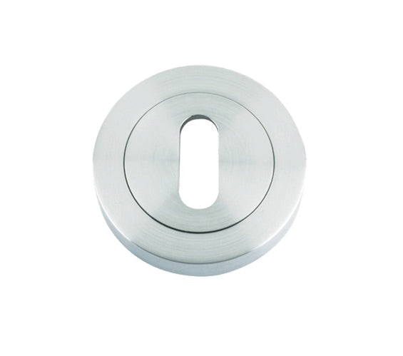 ZOO HARDWARE ROSSO MANIGLIE STANDARD PROFILE ESCUTCHEON SATIN CHROME - RM002SC (SOLD IN SINGLES)