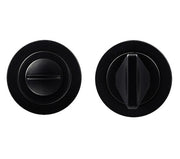 ZOO HARDWARE ROSSO MANIGLIE BATHROOM TURN & RELEASE, OSCURO MATT BLACK - RM004OMB