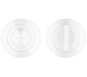 ZOO HARDWARE ROSSO MANIGLIE BATHROOM TURN & RELEASE, POWDER COATED WHITE - RM004PCW