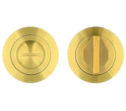 ZOO HARDWARE ROSSO MANIGLIE BATHROOM TURN & RELEASE, SATIN BRASS - RM004SB