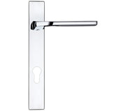 ZOO HARDWARE ROSSO MANIGLIE VELA EURO LOCK MULTI POINT DOOR HANDLES POLISHED CHROME – RM12NP92CP (SOLD IN PAIRS)