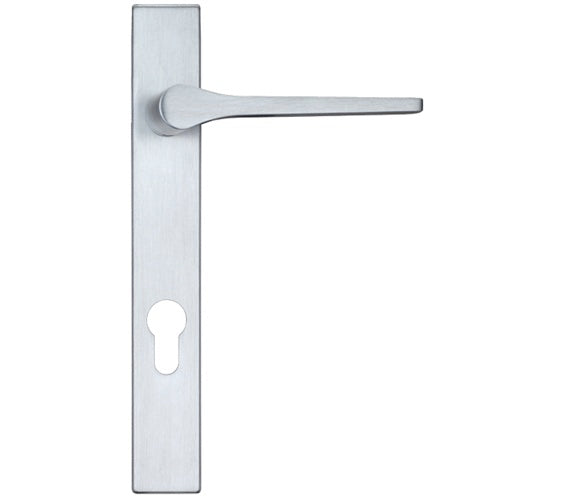 ZOO HARDWARE ROSSO MANIGLIE DRACO EURO LOCK MULTI POINT DOOR HANDLES SATIN CHROME – RM13NP92SC (SOLD IN PAIRS)