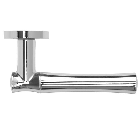 ZOO HARDWARE ROSSO MANIGLIE ALDO LEVER ON ROUND ROSE POLISHED CHROME - RM160CP (SOLD IN PAIRS)