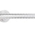 ZOO HARDWARE ROSSO MANIGLIE FAVO LEVER ON ROUND ROSE POLISHED CHROME - RM170CP (SOLD IN PAIRS)