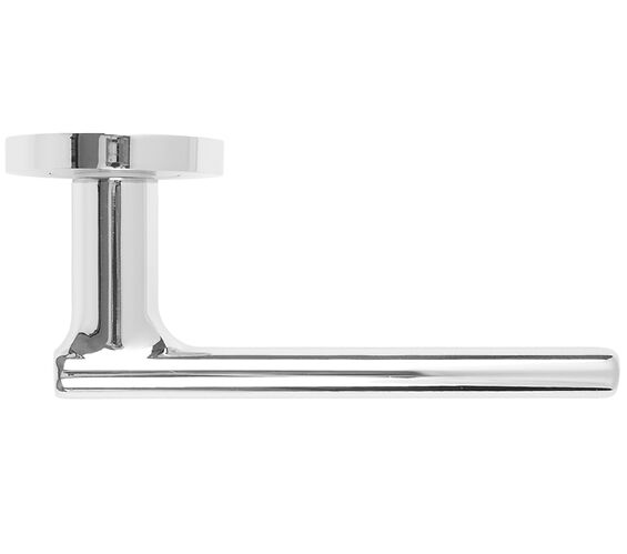 ZOO HARDWARE ROSSO MANIGLIE FRIGO LEVER ON ROUND ROSE POLISHED CHROME – RM180CP (SOLD IN PAIRS)