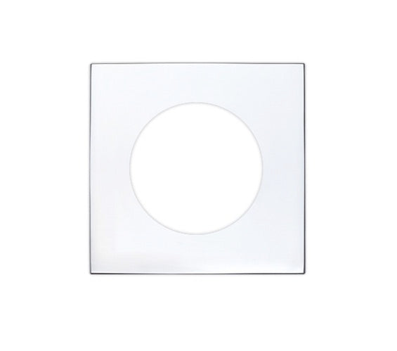 ZOO HARDWARE ROSSO MANIGLIE SQUARE SPARE ROSE PACK FOR LEVERS, POLISHED CHROME - RMSQSRCP (SOLD IN PAIRS)