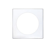 ZOO HARDWARE ROSSO MANIGLIE SQUARE SPARE ROSE PACK FOR TURN & RELEASE, POLISHED CHROME - RMSQSRTCP