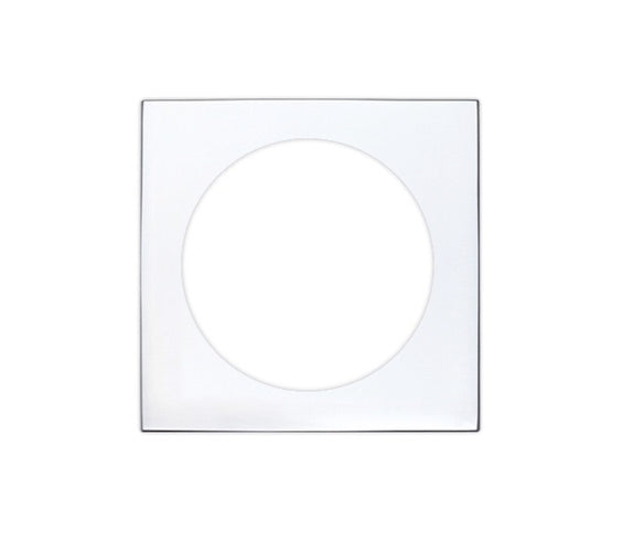 ZOO HARDWARE ROSSO MANIGLIE SQUARE SPARE ROSE PACK FOR TURN & RELEASE, POLISHED CHROME - RMSQSRTCP