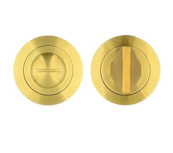ZOO HARDWARE ROSSO TECNICA GRADE 304 STAINLESS STEEL BATHROOM TURN & RELEASE PVD SATIN BRASS – RT004PVDSB (SINGLE)