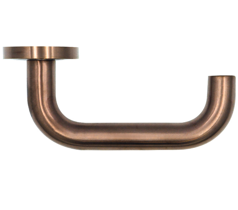 ZOO HARDWARE ROSSO TECNICA MAGGIORE GRADE 304 STAINLESS STEEL LEVER ON ROUND ROSE PVD SATIN BRONZE – RT030PVDBZ (SOLD IN PAIRS)