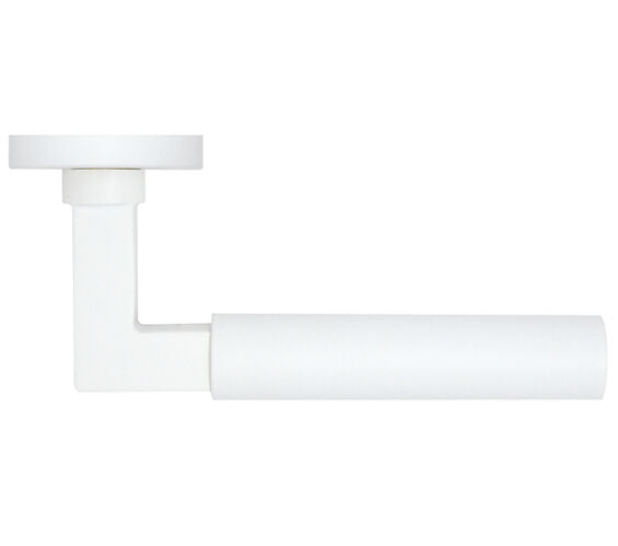 White metal bracket on a white background