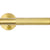 ZOO HARDWARE ROSSO TECNICA ORTA GRADE 304 STAINLESS STEEL KNURLED LEVER ON ROUND ROSE PVD SATIN BRASS - RT060PVDSB (SOLD IN PAIRS)