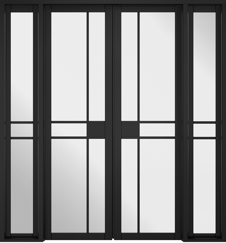 Black Greenwich W6 Prefinished Room Divider