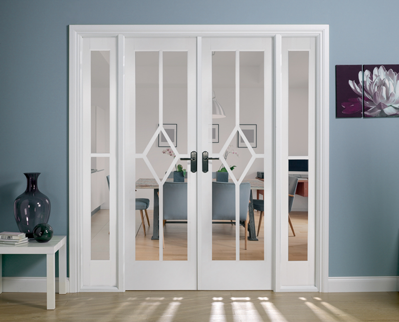 WHITE REIMS W6 PRIMED INTERNAL ROOM DIVIDER
