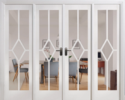 WHITE REIMS W8 PRIMED ROOM DIVIDER