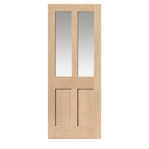 OAK RUSHMORE GLAZED UNFINISHED SHAKER STYLE INTERNAL DOOR