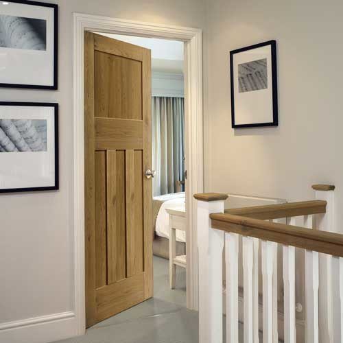 RUSTIC OAK 1930’S STYLE FULLY FINISHED INTERNAL DOOR