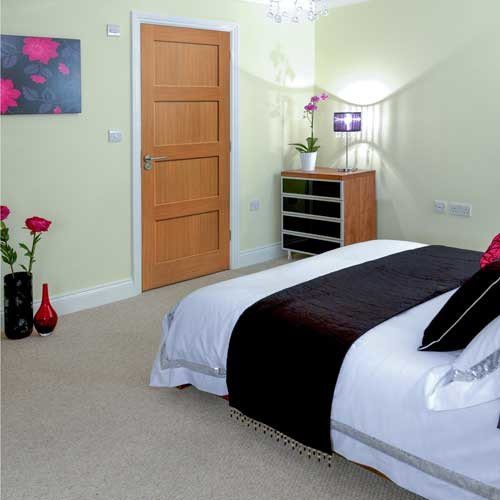 OAK SNOWDON UNFINISHED SHAKER STYLE INTERNAL FIRE DOOR