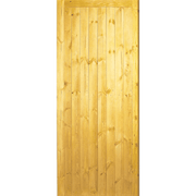 REDWOOD FRAMED LEDGED AND BRACED EXTERNAL DOOR