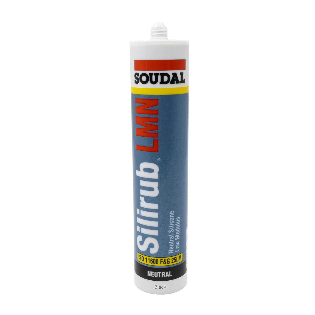 Soudal Silirub LMN Silicone - Black