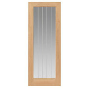 OAK THAMES GLAZED UNFINISHED COTTAGE STYLE INTERNAL DOOR