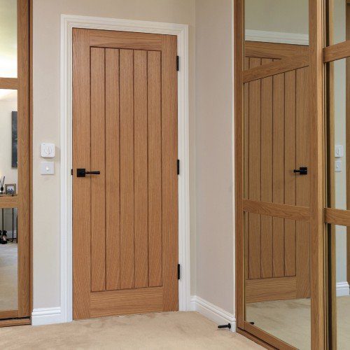 OAK THAMES FINISHED COTTAGE STYLE INTERNAL FIRE DOOR