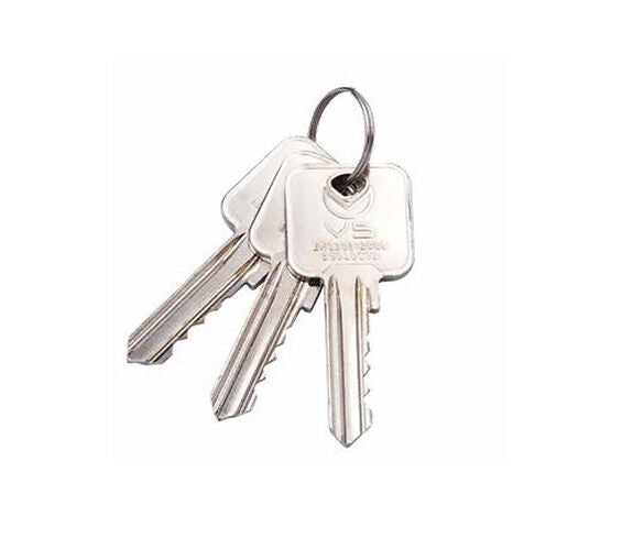 ZOO HARDWARE DIFFER KEY FOR VIER PRECISION 5-PIN CYLINDERS, SILVER NICKEL - V5DK