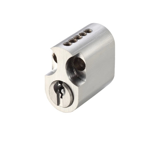 ZOO HARDWARE VIER PRECISION 31MM SCANDINAVIAN OVAL CYLINDER (INNER), SATIN CHROME - V5OPSOI31SCE