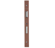 ZOO HARDWARE FACE PLATE AND STRIKE PLATE ACCESSORY PACK FOR DIN LOCK - PVD SATIN BRONZE