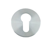 ZOO HARDWARE VIER EURO PROFILE KEY ESCUTCHEON SATIN STAINLESS STEEL - VS001S (SOLD IN SINGLES)