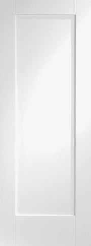 White door with a minimalist design