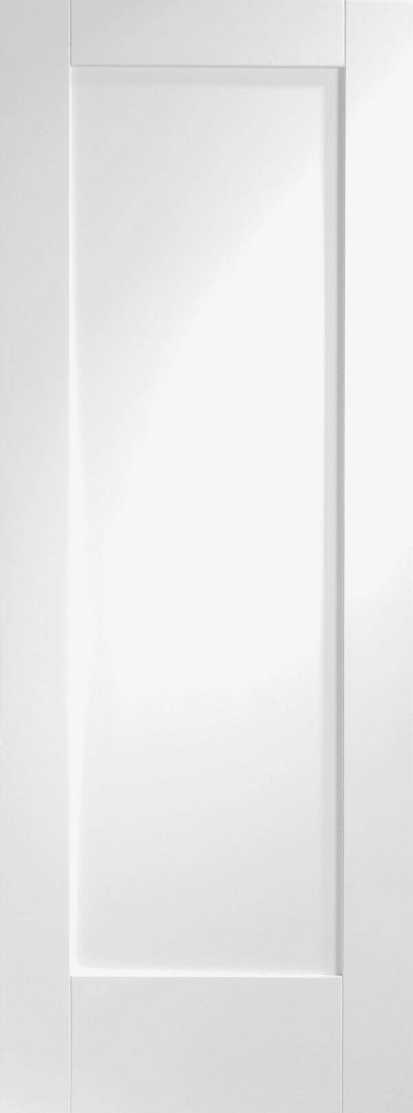 White door with a minimalist design