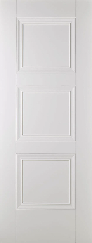 White Amsterdam Primed Plus Internal Fire Door