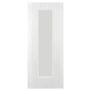 White Primed Athena Glazed 1L Internal Door