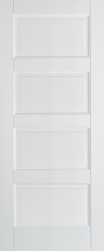 WHITE CONTEMPORARY FD30 PRIMED INTERNAL FIRE DOOR