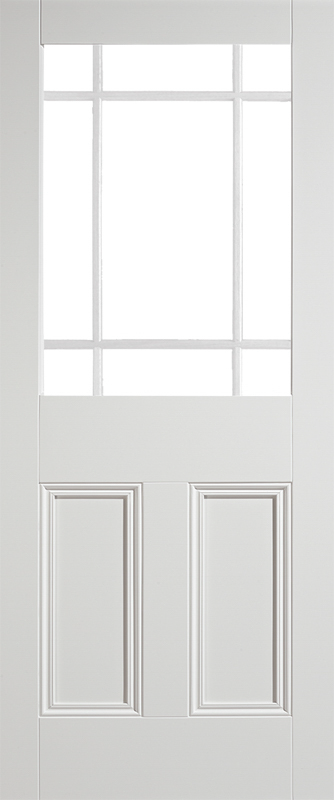 WHITE DOWNHAM UNGLAZED 9L PRIMED INTERNAL DOOR