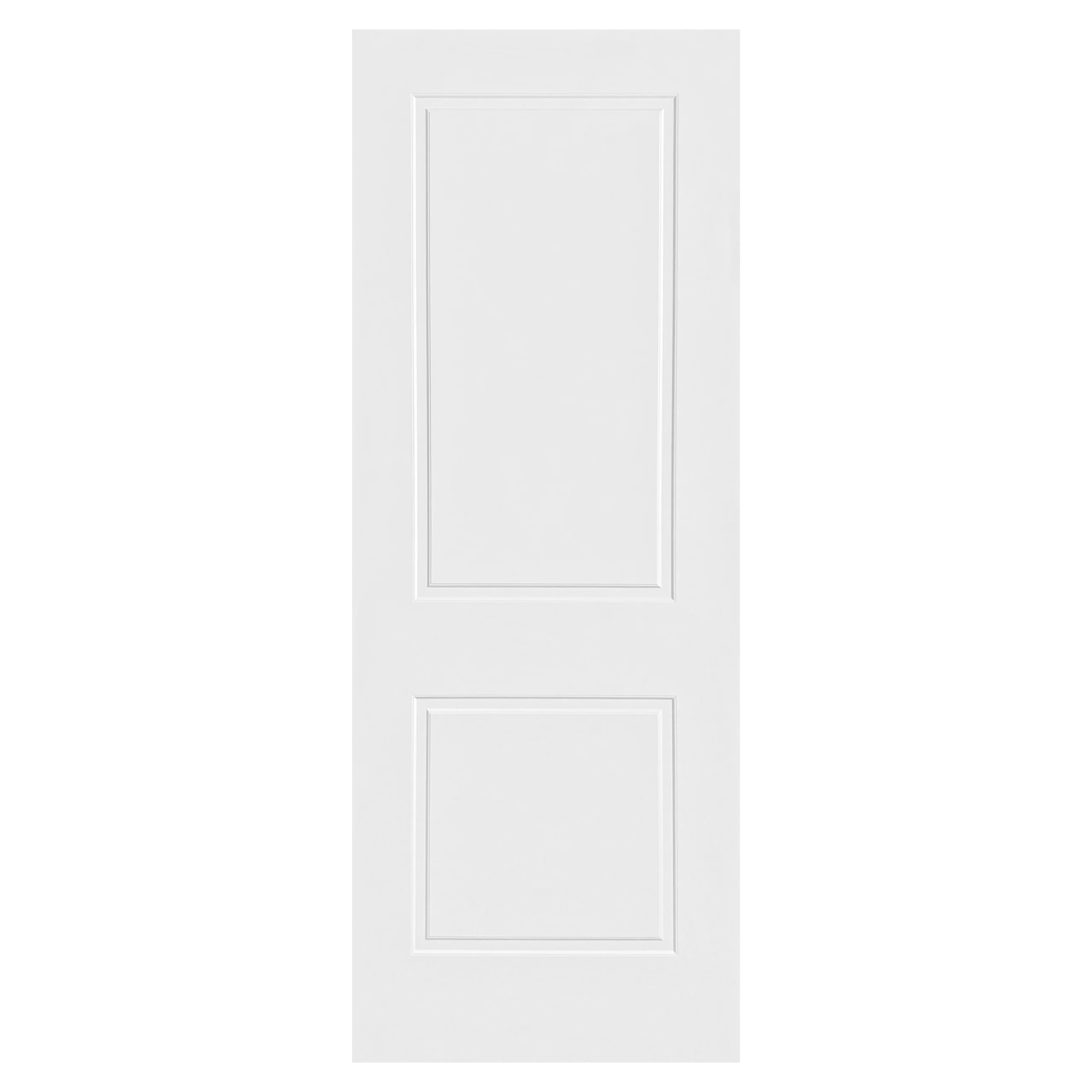 WHITE LAMINATE 2 PANEL INTERNAL DOOR