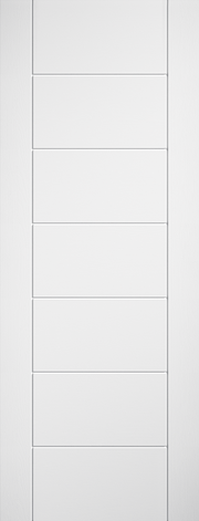 WHITE LAMINATE LINEAR PREFINISHED INTERNAL FIRE DOOR